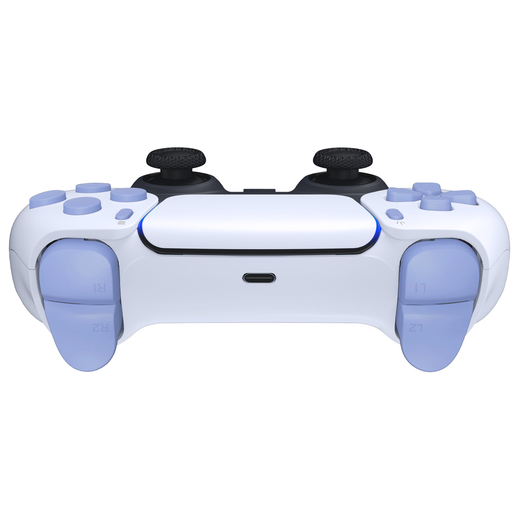 eXtremeRate Replacement Full Set Buttons Compatible with PS5 Controller BDM-030/040 - Light Violet eXtremeRate