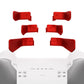 eXtremeRate Retail Metalic Scarlet Red 6in1 Replacement Interchangeable Swift Back Paddles for Xbox One Elite & Elite Series 2 Controller