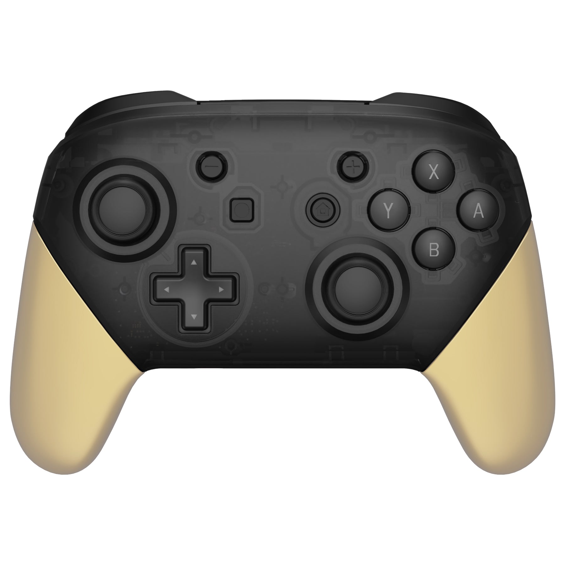 eXtremeRate Metallic Champagne Gold Replacement Handle Grips for