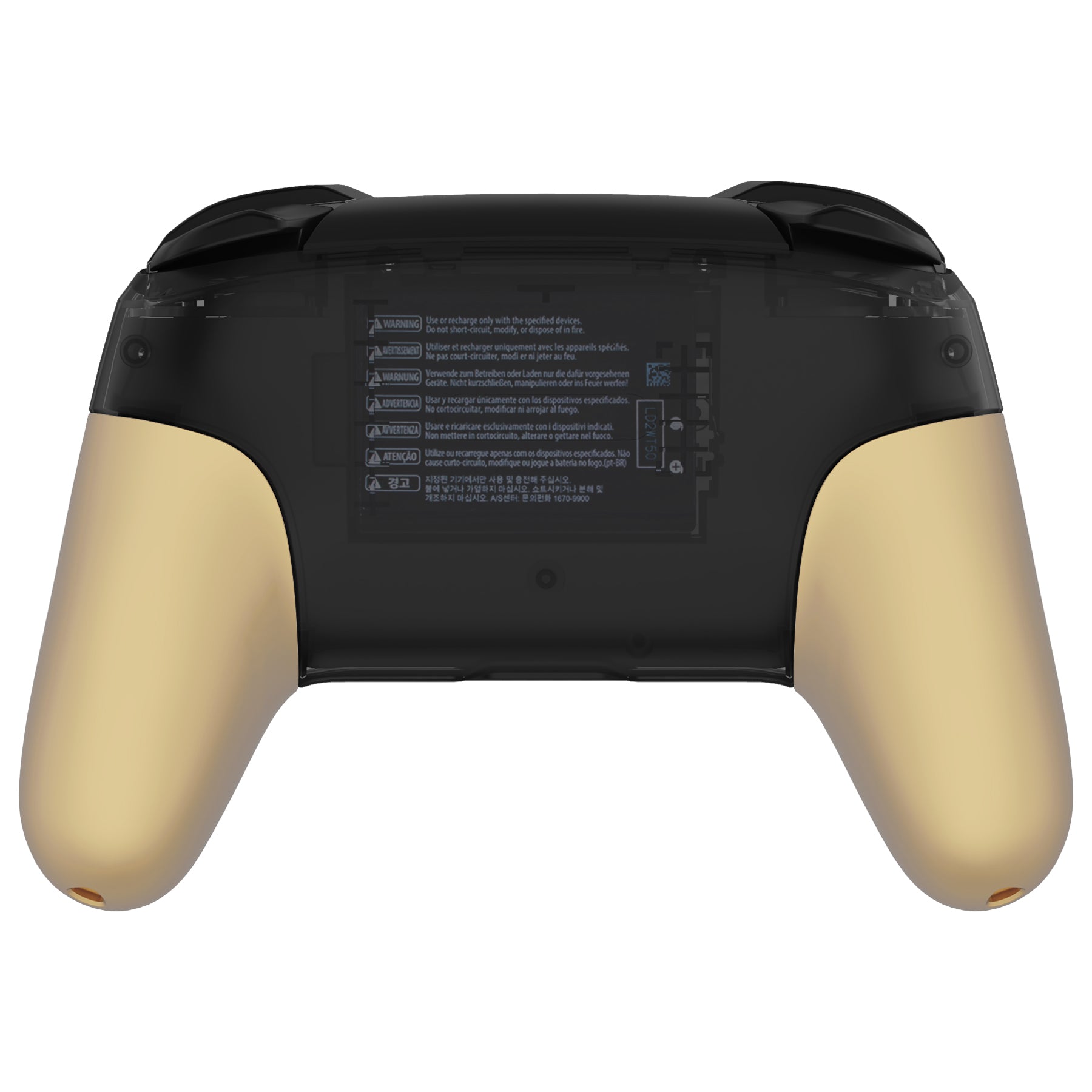 eXtremeRate Metallic Champagne Gold Replacement Handle Grips for
