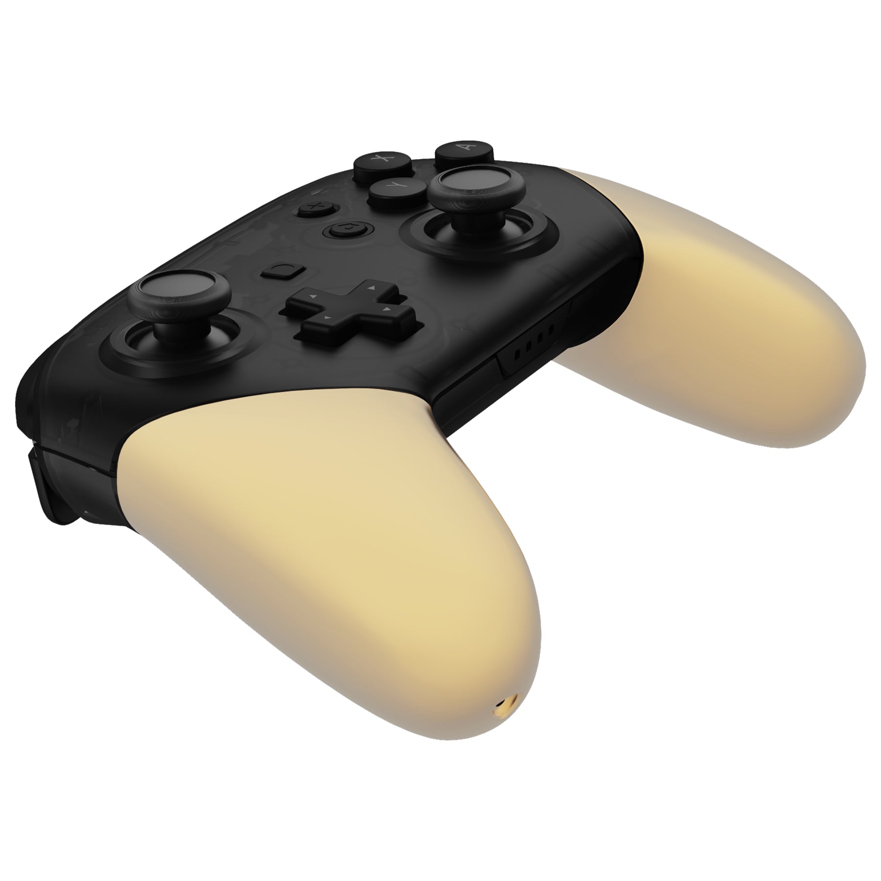 eXtremeRate Metallic Champagne Gold Replacement Handle Grips for