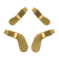 eXtremeRate Retail 4 pcs Metallic Hero Gold Replacement Stainless Steel Paddles for Xbox One Elite Controller Seies 2 - IL318