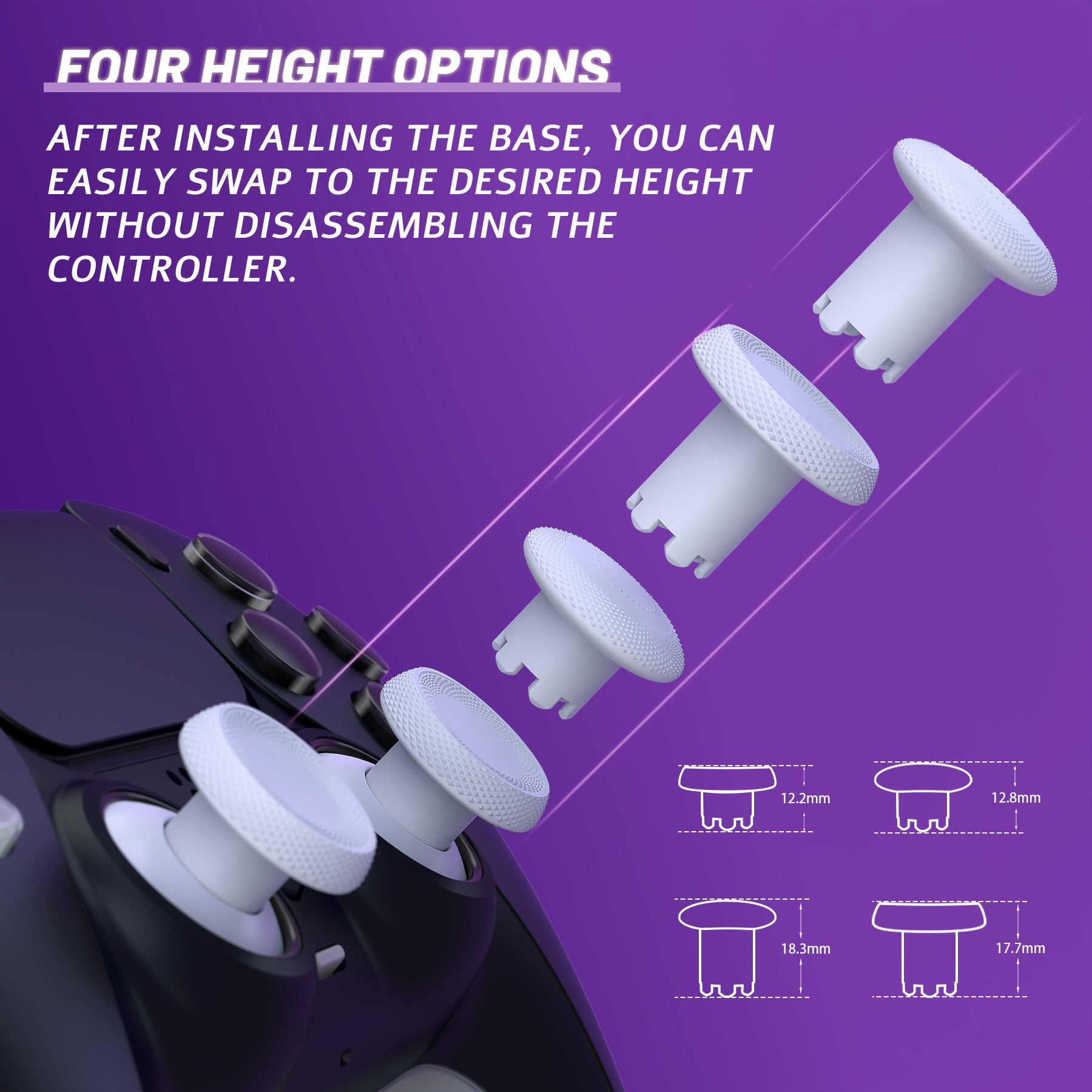 eXtremeRate PS5 & PS4 Controller ThumbsGear V3 Interchangeable