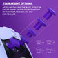 eXtremeRate ThumbsGear V3 Interchangeable Ergonomic Thumbstick for PS5 & PS4 Controller - Purple