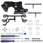 eXtremeRate Multi-Colors Luminated Button DTFS LED Kit for NS Switch Pro Controller - Clear