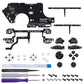 eXtremeRate Multi-Colors Luminated Button DTFS LED Kit for NS Switch Pro Controller - Black
