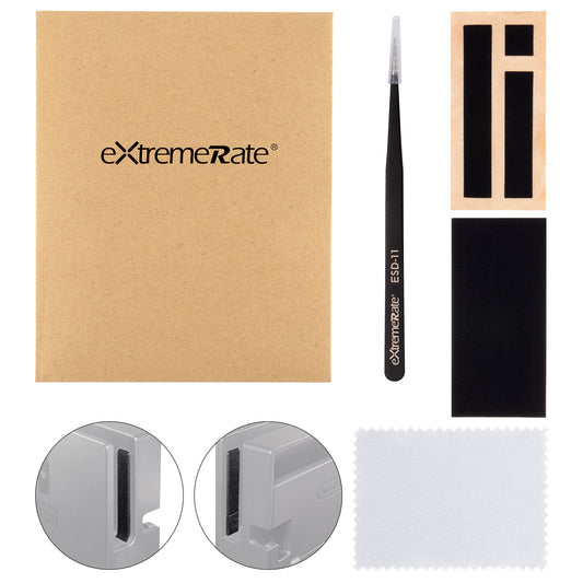eXtremeRate Anti-Scratch Sticker for Nintendo Switch Dock Scratch Screen Fixing Problem - Black