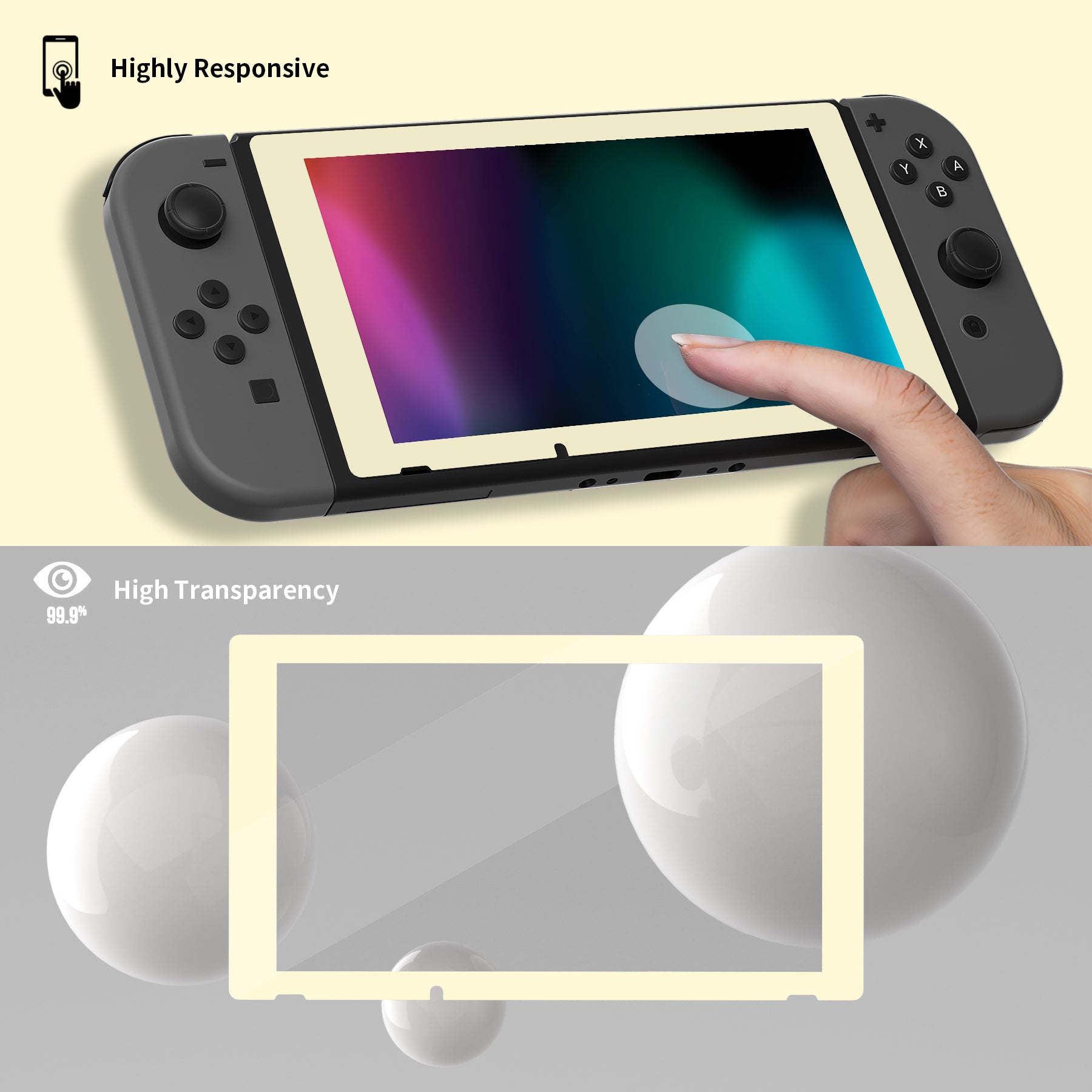 eXtremeRate Screen Protector for Nintendo Switch - Thumbnail 5