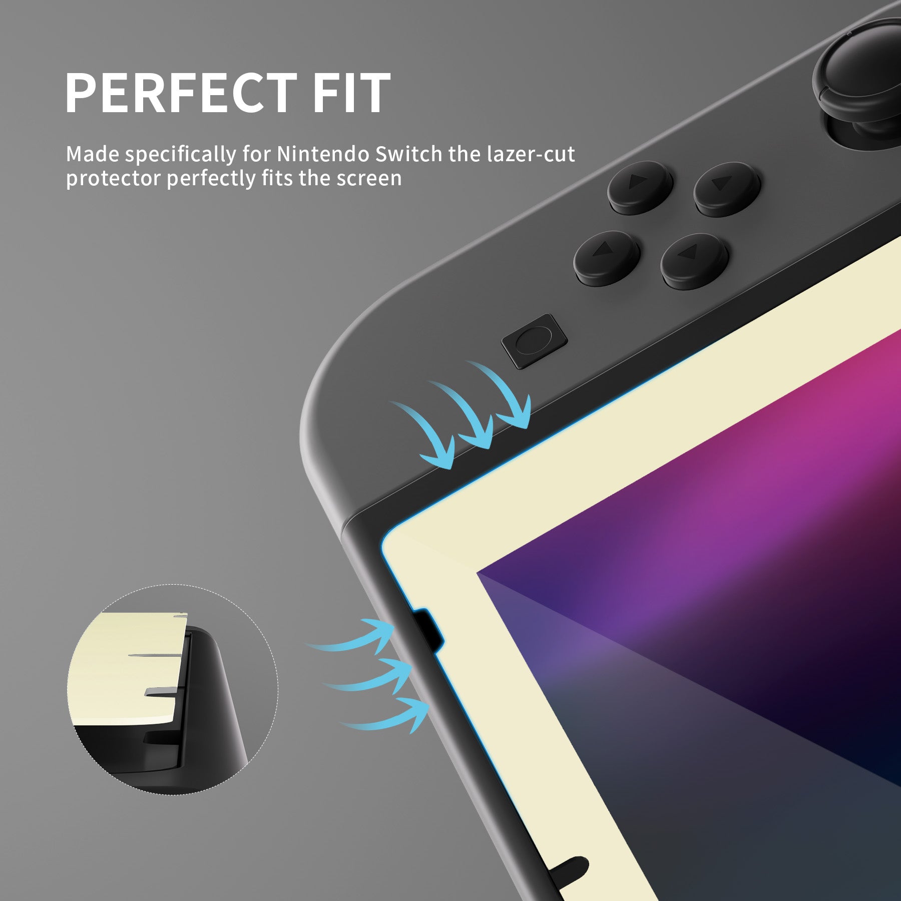 eXtremeRate Screen Protector for Nintendo Switch - Thumbnail 3
