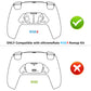eXtremeRate Retail New Hope Gray Replacement Redesigned K1 K2 K3 K4 Back Buttons Housing Shell for PS5 Controller RISE4 Remap Kit - Controller & RISE4 Remap Board NOT Included - VPFM5010