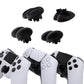 eXtremeRate EDGE Sticks Replacement Interchangeable Thumbsticks for PS5 & PS5 Edge & PS4 All Model Controllers - Black