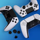 eXtremeRate EDGE Sticks Replacement Interchangeable Thumbsticks for PS5 & PS5 Edge & PS4 All Model Controllers - Black