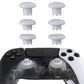 eXtremeRate EDGE Sticks Replacement Interchangeable Thumbsticks for PS5 & PS5 Edge & PS4 All Model Controllers - Solid White