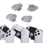 eXtremeRate EDGE Sticks Replacement Interchangeable Thumbsticks for PS5 & PS5 Edge & PS4 All Model Controllers - New Hope Gray