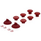 eXtremeRate EDGE Sticks Replacement Interchangeable Thumbsticks for PS5 & PS4 All Model Controllers - Carmine Red