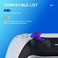 eXtremeRate EDGE Sticks Replacement Interchangeable Thumbsticks for PS5 & PS5 Edge & PS4 All Model Controllers - Purple