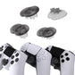 eXtremeRate EDGE Sticks Replacement Interchangeable Thumbsticks for PS5 & PS5 Edge & PS4 All Model Controllers - Clear Black