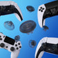 eXtremeRate EDGE Sticks Replacement Interchangeable Thumbsticks for PS5 & PS5 Edge & PS4 All Model Controllers - Clear Black