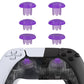 eXtremeRate EDGE Sticks Replacement Interchangeable Thumbsticks for PS5 & PS5 Edge & PS4 All Model Controllers - Clear Atomic Purple