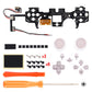 eXtremeRate Multi-Colors Luminated Buttons DTF V3 LED Kit for PS5 Controller BDM-030/040/050 - Cherry Blossoms Pink