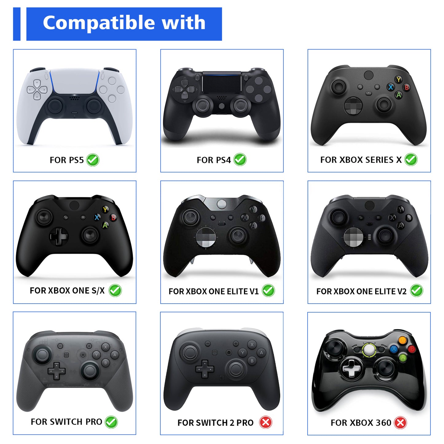 eXtremeRate 3D Joystick Desoldering Iron Tip with Heating Stick Compatible with T12 Soldering Station for PS4 & PS5 & Xbox One/Series S X & Switch Pro Controller 13mm Analog Sticks Repair Tools