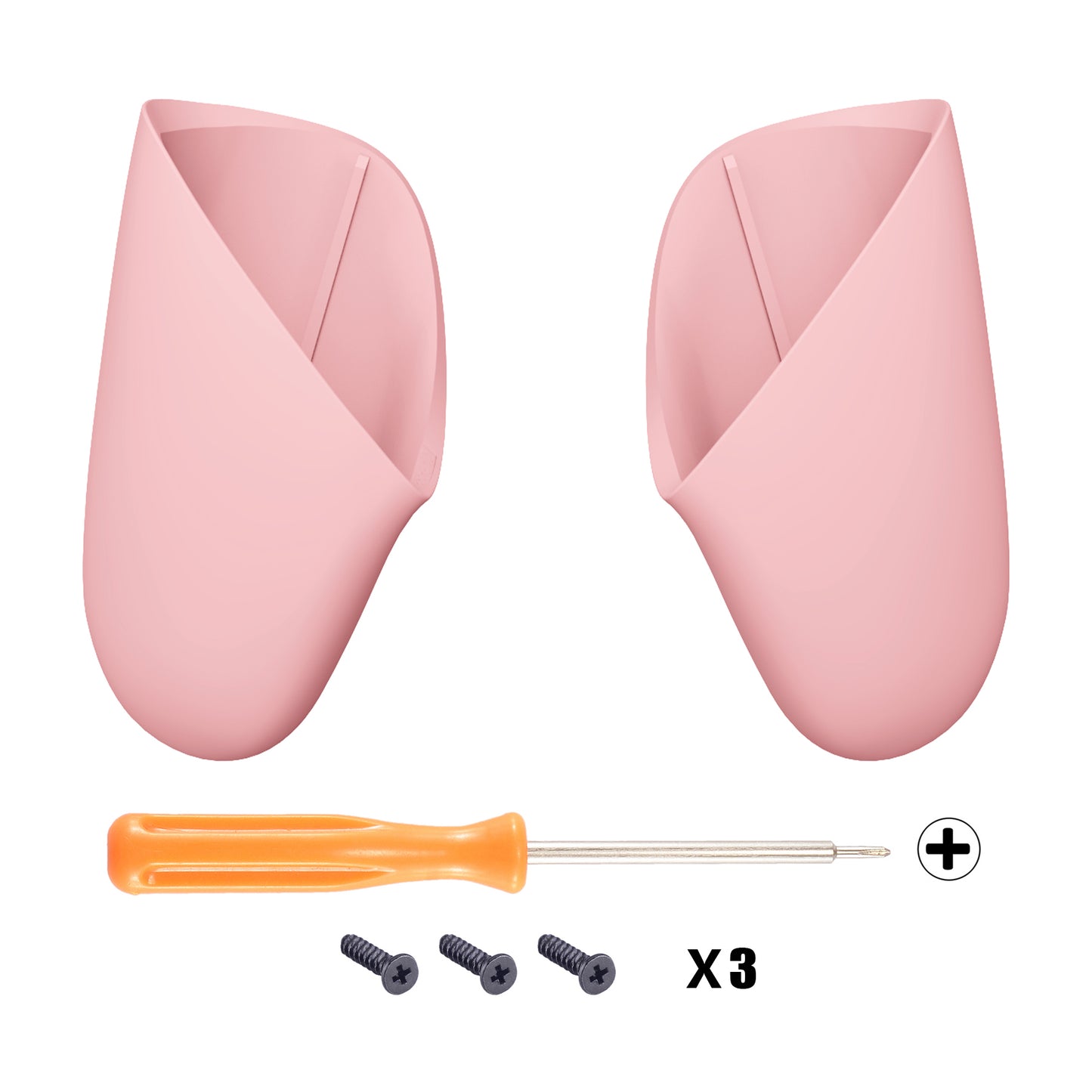 Replacement Handle Grips Shell for Nintendo Switch Pro Controller - Puffy Pink eXtremeRate