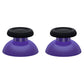 eXtremeRate Retail Purple & Black Dual-Color Replacement Thumbsticks for PS5 Controller, Custom Analog Stick Joystick Compatible with PS5, for PS4 All Model Controller - JPF637