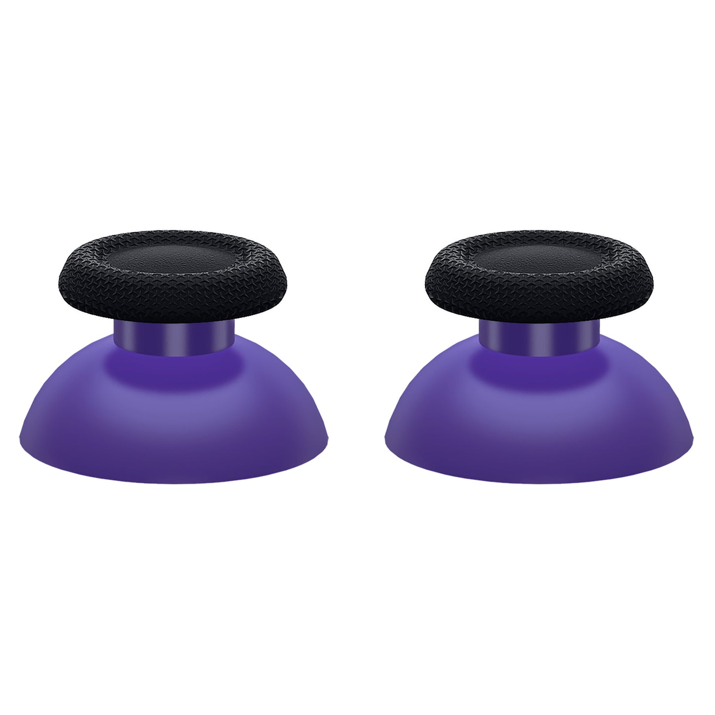 eXtremeRate Retail Purple & Black Dual-Color Replacement Thumbsticks for PS5 Controller, Custom Analog Stick Joystick Compatible with PS5, for PS4 All Model Controller - JPF637