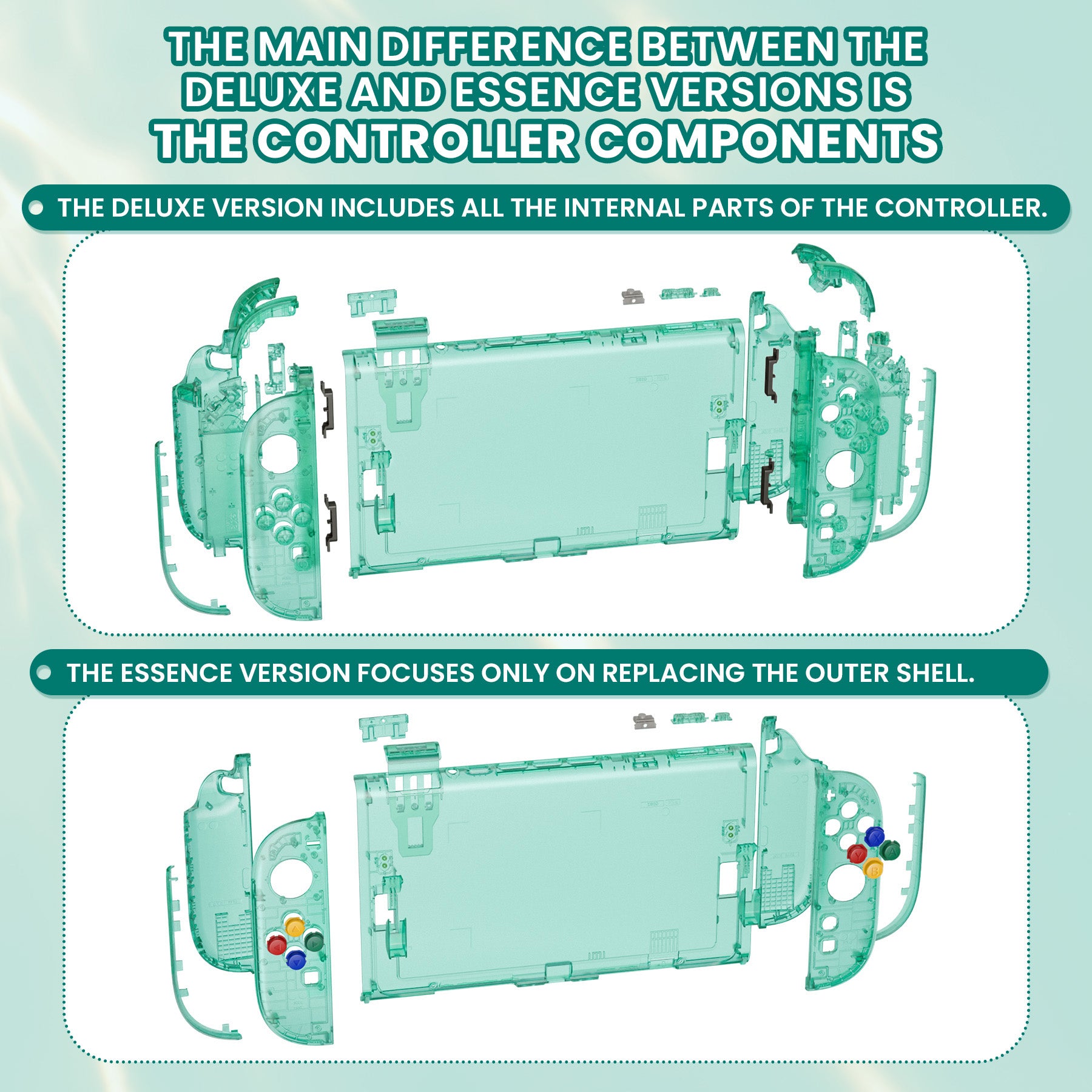 eXtremeRate DIY Replacement Full Set Shells with Buttons for