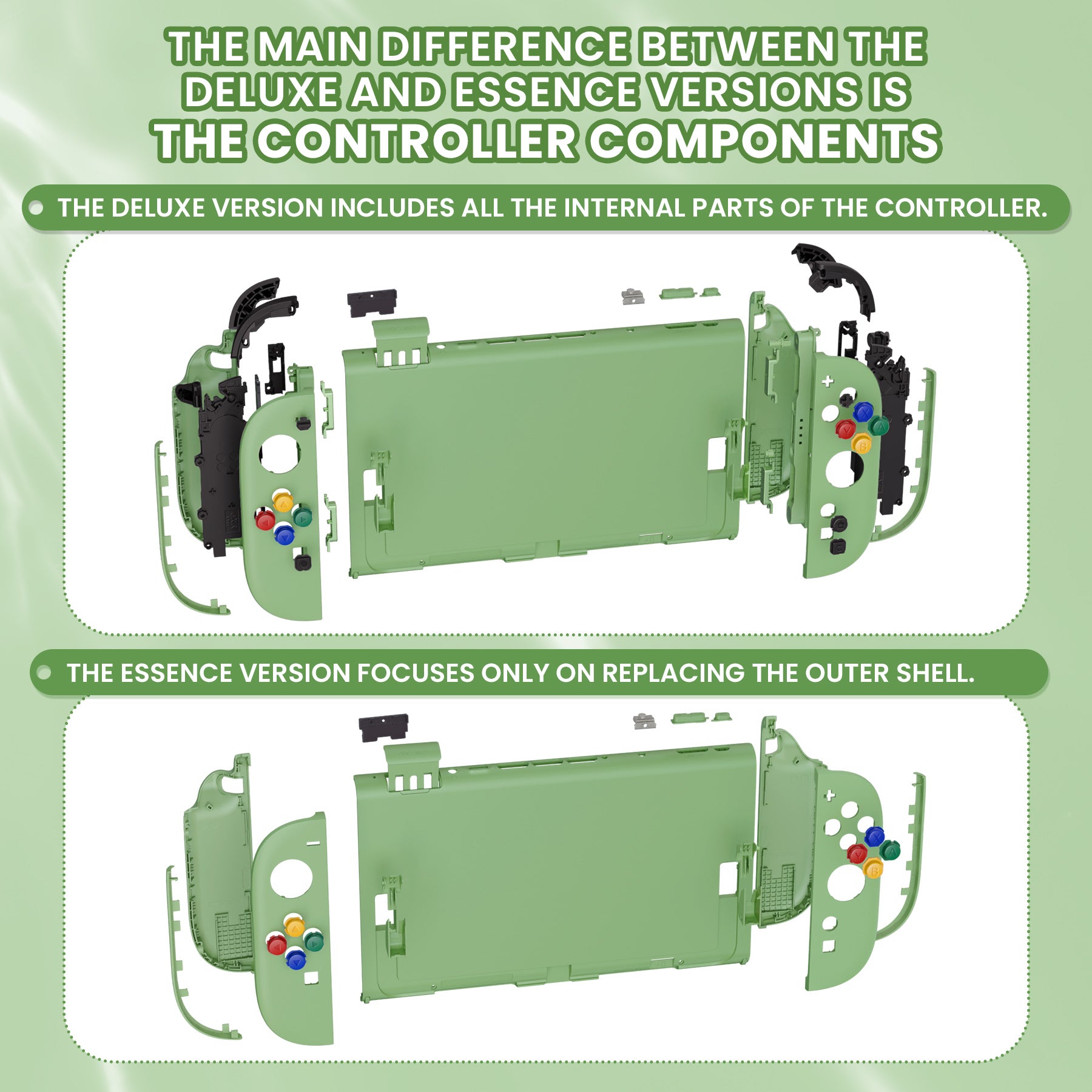 eXtremeRate DIY Replacement Full Set Shells with Buttons for