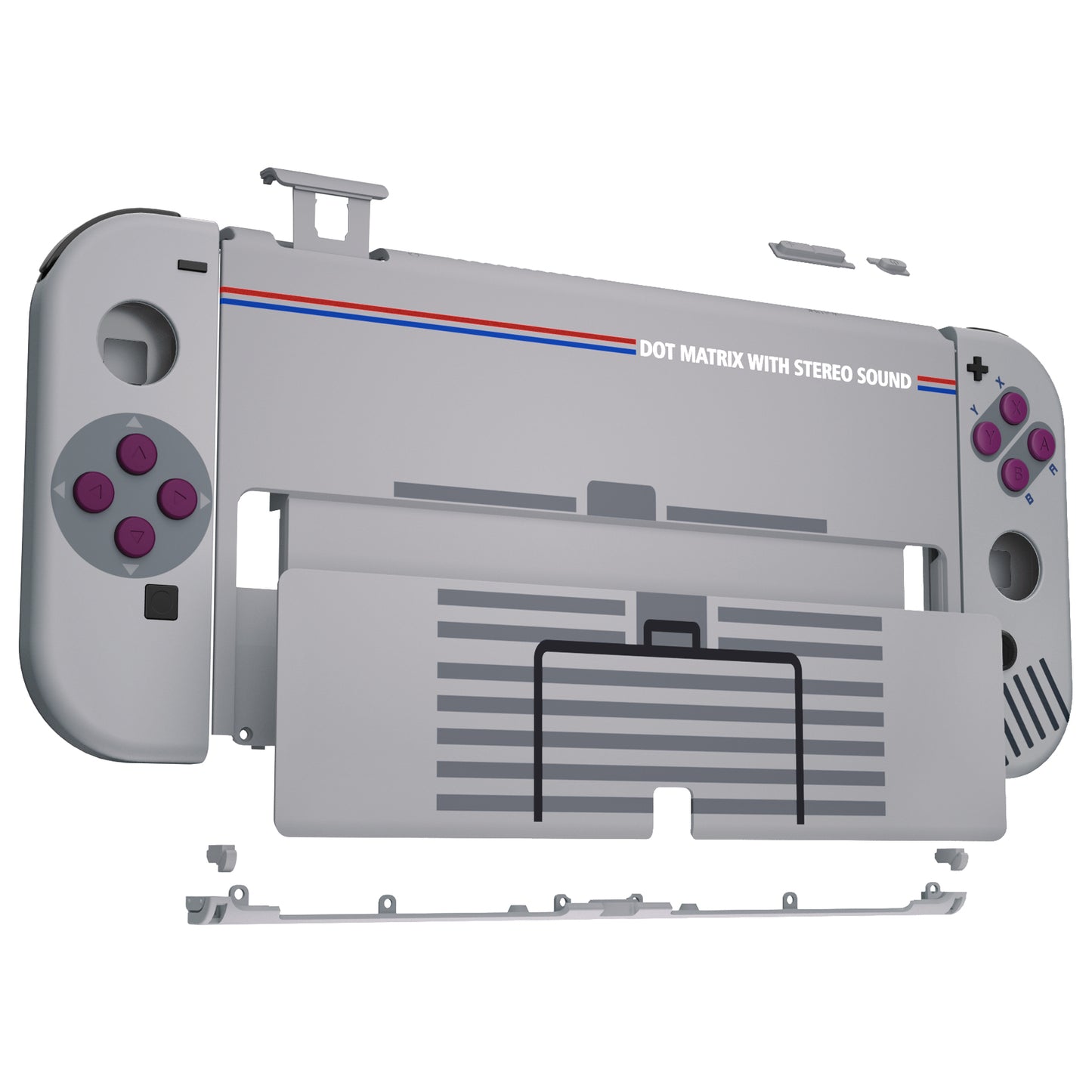 eXtremeRate Custom Replacement Full Set Shell with Buttons for Nintendo Switch OLED - Classic 1989 GB DMG-01