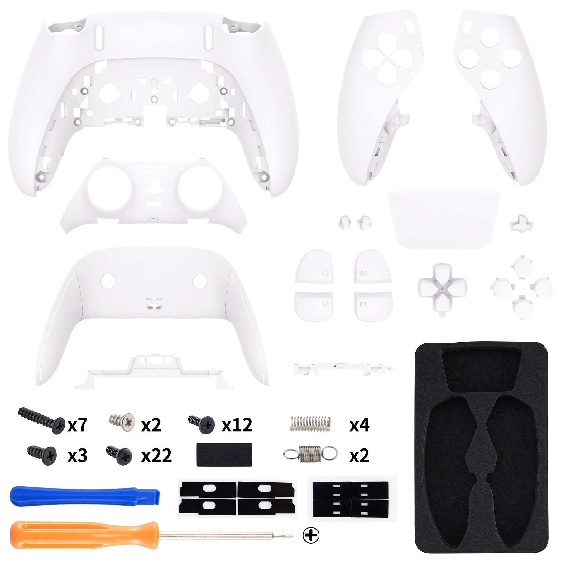 Replacement Full Set Shells with Buttons for PS5 Edge Controller ...