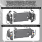 eXtremeRate DIY Replacement Full Set Shells with Buttons for Nintendo Switch 2 - Essence Version - Clear Slate Black