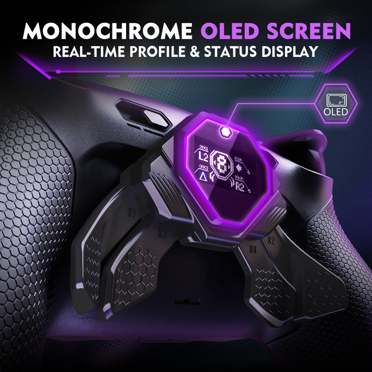 eXtremeRate Real Metal Buttons (RMB) Version SPARK Back Paddles Kit for PS5 Controller BDM-010/020