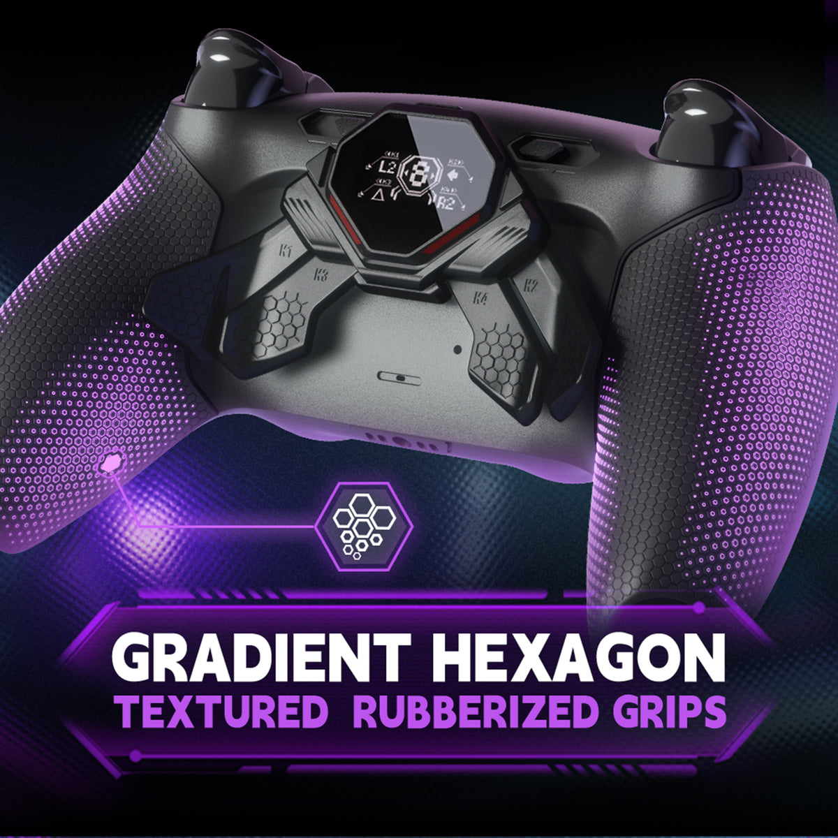 eXtremeRate Real Metal Buttons (RMB) Version SPARK Back Paddles Kit for PS5 Controller BDM-010/020