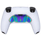 eXtremeRate Turn RISE & RISE4 to RISE4 RMB Kit – Real Metal Buttons (RMB) Version K1 K2 K3 K4 Back Buttons Housing & Remap PCB Board for eXtremeRate RISE & RISE4 Remap kit, Compatible with PS5 Controller - Metallic Rainbow Aura Blue & Purple eXtremeRate