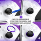 eXtremeRate Redesigned Replacement Octagonal Gated Sticks Accent Rings for Xbox Elite Series 2 Core & Elite Series 2 & Xbox Elite, for eXtremeRate ASR Version Shell for Xbox Series X/S Controller - Purple