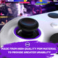 eXtremeRate Redesigned Replacement Octagonal Gated Sticks Accent Rings for Xbox Elite Series 2 Core & Elite Series 2 & Xbox Elite, for eXtremeRate ASR Version Shell for Xbox Series X/S Controller - Purple