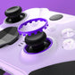 eXtremeRate Redesigned Replacement Octagonal Gated Sticks Accent Rings for Xbox Elite Series 2 Core & Elite Series 2 & Xbox Elite, for eXtremeRate ASR Version Shell for Xbox Series X/S Controller - Purple