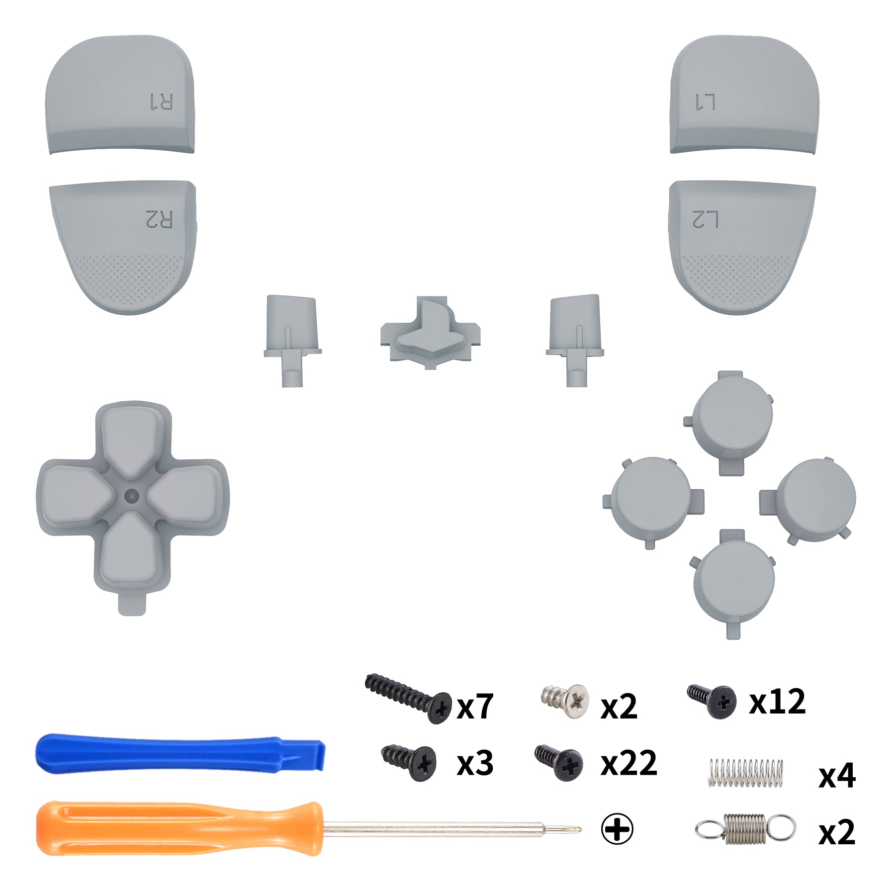 eXtremeRate Replacement D-pad R1 L1 R2 L2 Triggers Share Options