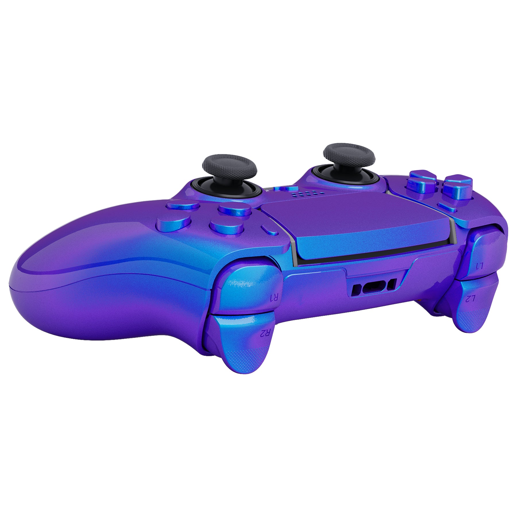eXtremeRate Chameleon Purple Blue Full Set Housing Shell with