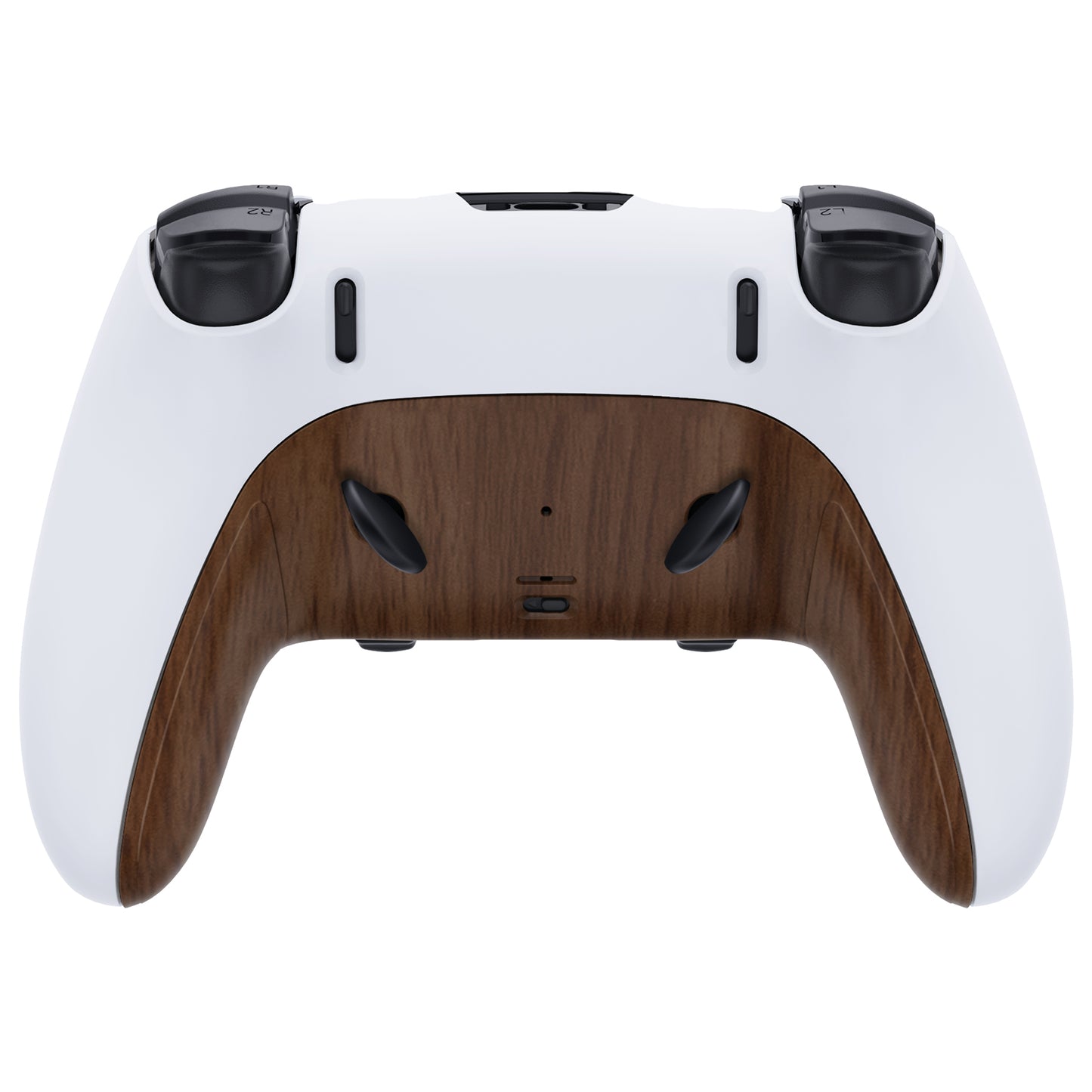 Replacement Top Bottom Decorative Trim Shell Compatible with PS5 Edge Controller - Wood Grain eXtremeRate