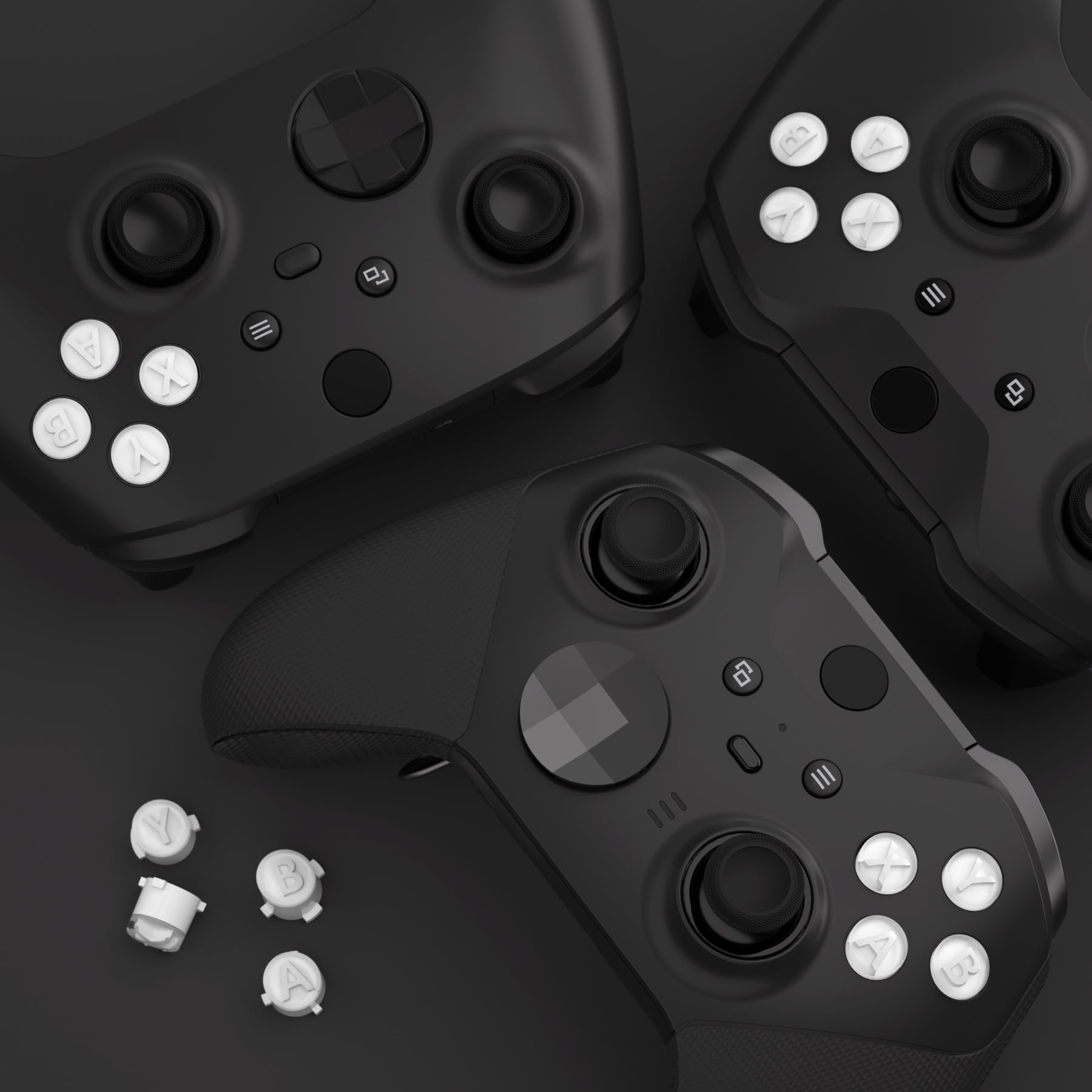 eXtremeRate Replacement Custom ABXY Action Buttons for Xbox Series