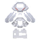 eXtremeRate Replacement K1 K2 K3 K4 Back Paddles for eXtremeRate SPARK Back Paddles Kit, Compatible with PS5 Controller - Solid White