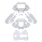 eXtremeRate Replacement K1 K2 K3 K4 Back Paddles for eXtremeRate SPARK Back Paddles Kit, Compatible with PS5 Controller - Clear