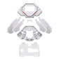 eXtremeRate Replacement K1 K2 K3 K4 Back Paddles for eXtremeRate SPARK Back Paddles Kit, Compatible with PS5 Controller - White