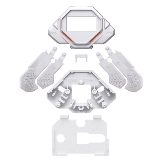 eXtremeRate Replacement K1 K2 K3 K4 Back Paddles for eXtremeRate SPARK Back Paddles Kit, Compatible with PS5 Controller - White