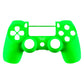 eXtremeRate Replacement Front Housing Shell for PS4 Slim Pro Controller Controller (CUH-ZCT2 JDM-040/050/055) - Neon Green