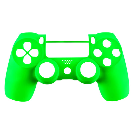 eXtremeRate Replacement Front Housing Shell for PS4 Slim Pro Controller Controller (CUH-ZCT2 JDM-040/050/055) - Neon Green