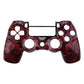 eXtremeRate Replacement Front Housing Shell for PS4 Slim Pro Controller Controller (CUH-ZCT2 JDM-040/050/055) - Blood Purgatory
